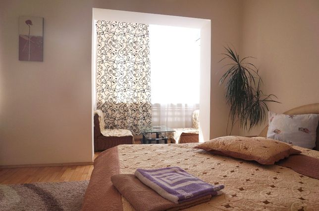 Rent daily an apartment in Chernivtsi on the St. Soborna per 700 uah. 