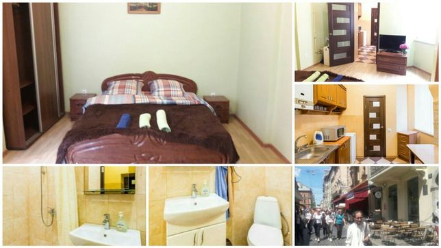 Rent daily an apartment in Lviv on the Halytska square 1 per 500 uah. 