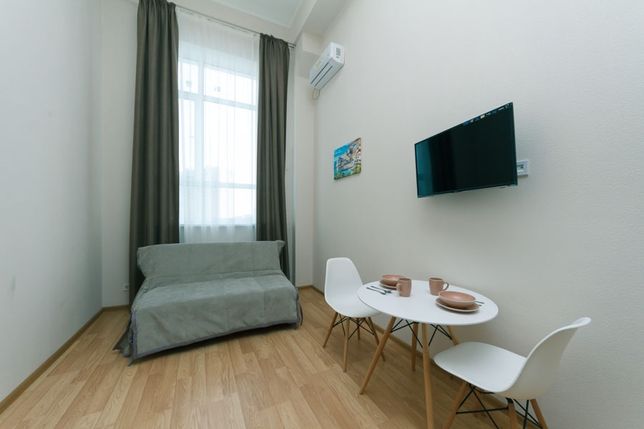 Rent daily an apartment in Kyiv on the St. Vyshneva (Zhuliany) per 800 uah. 