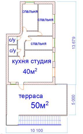 Rent daily a house in Cherkasy on the St. Universytetska per 1300 uah. 