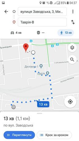 Зняти квартиру в Миколаєві на вул. Заводська за 2500 грн. 