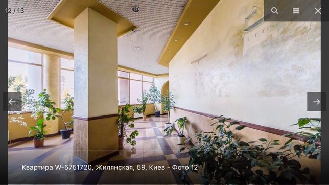 Rent an apartment in Kyiv on the St. Zhylianska 59 per 13900 uah. 