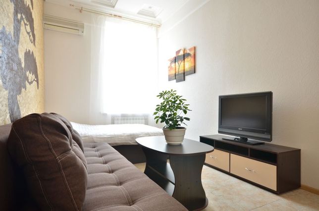 Rent daily an apartment in Kyiv near Metro Olimpiyska per 500 uah. 